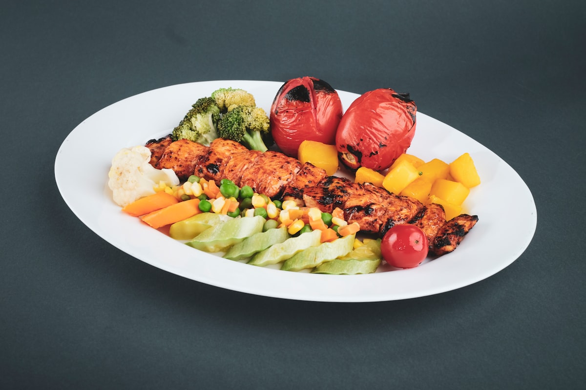 Nutritious meal rich in vitamins and minerals
